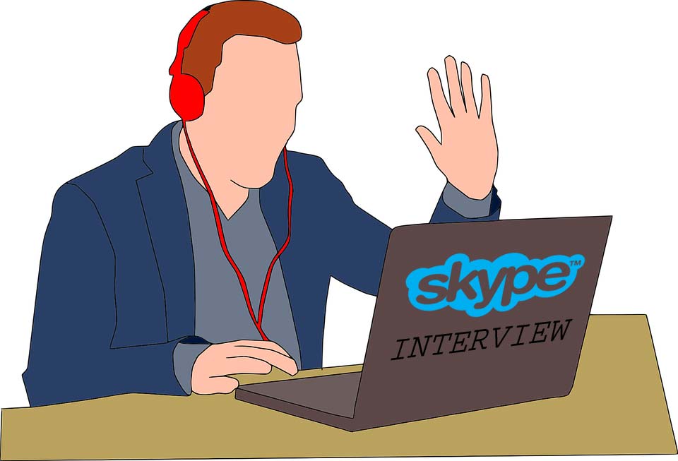 Image result for skype interview illustration 미국사는 학부/석사생들이 직장 구하는법을 알아보자!! (1편) (약스압)